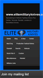 Mobile Screenshot of elitemilitaryknives.com