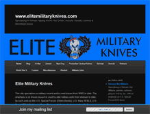 Tablet Screenshot of elitemilitaryknives.com